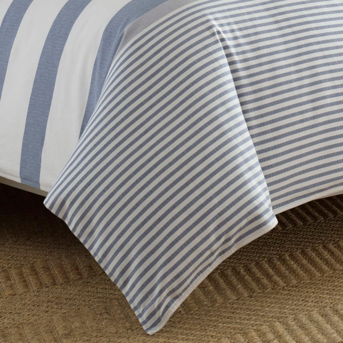 Nautica Fairwater Blue Cotton Reversible Comforter Set thumbnail 3